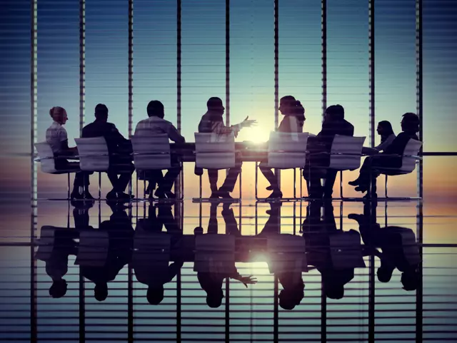 Business People Corporate Communication Meeting Office Concept