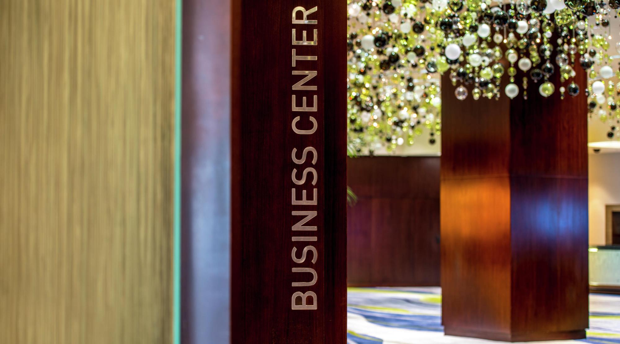 Our business center offers you the convenience of conducting business efficiently only steps from your meeting or hotel room.