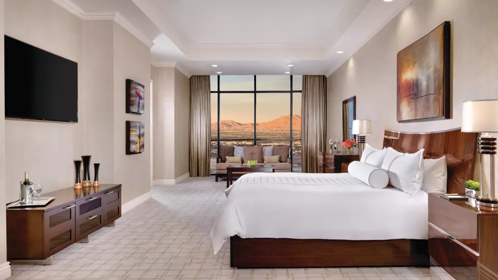View of Tower One Bedroom Luxury Penthouse Suite