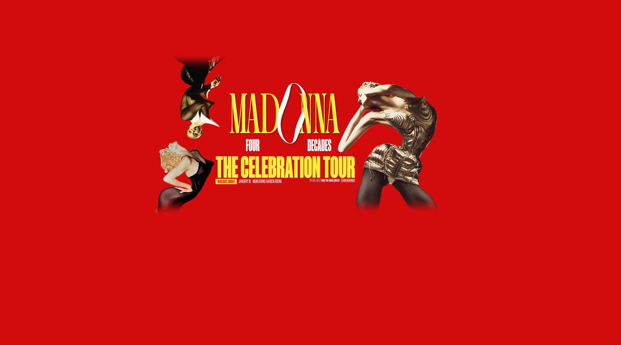 Madonna is comin to MGM Grand Garden Arena.