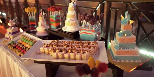 Take a peek at the many catering options New York-New York has available.