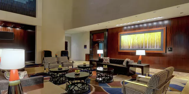 Vdara Hotel & Spa is an all-suite, non-gaming, smoke-free, eco-friendly, boutique retreat conveniently located between ARIA Resort & Casino® and Bellagio® on the Las Vegas Strip.