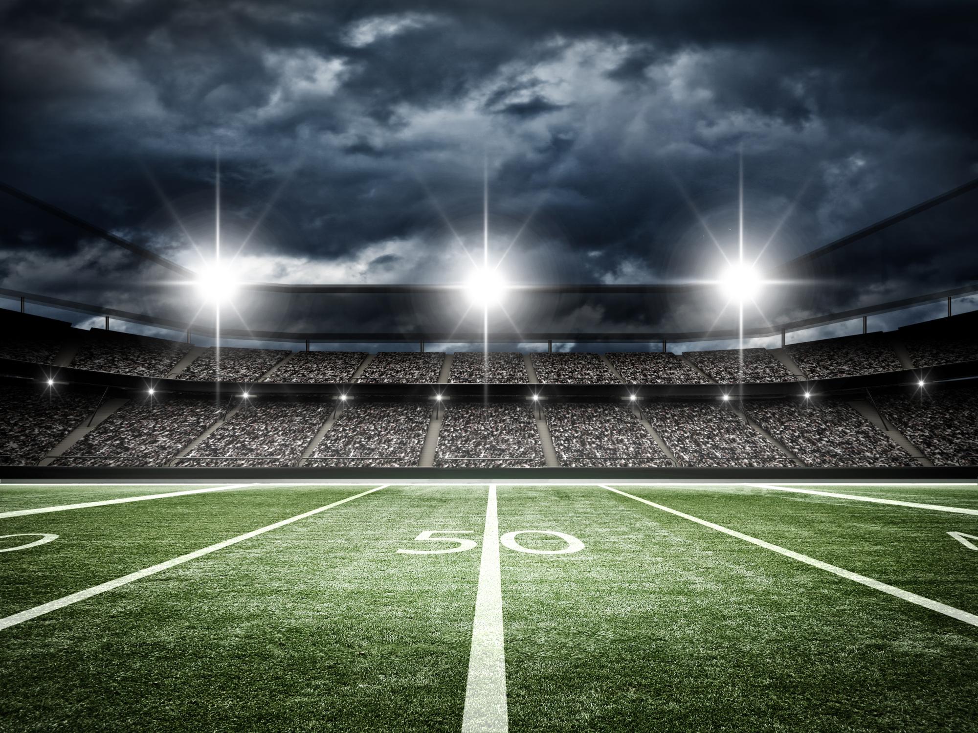 Stadium is modeled 3d and rendered.
